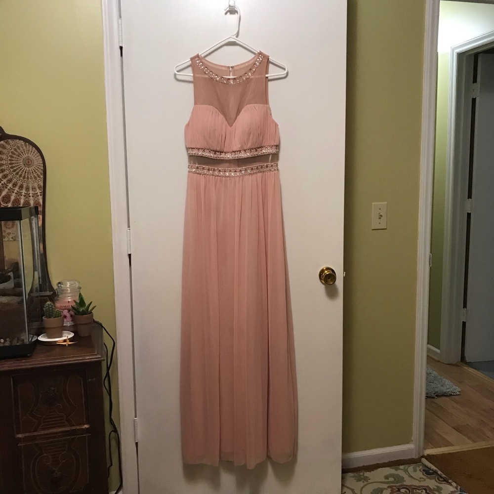 Pink ball gown